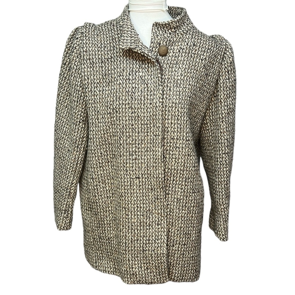 Bert Newman Tweed Pea Coat